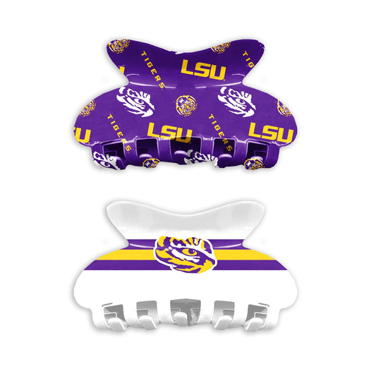 NCAA LSU Tigers Team Hair Claw Set