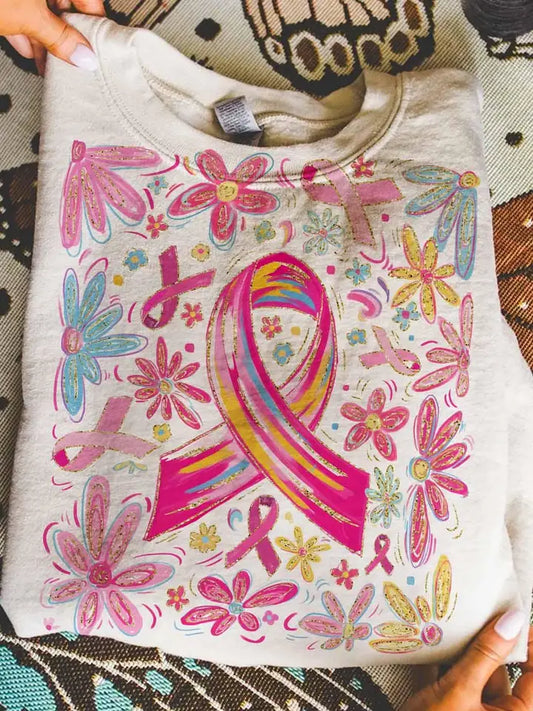 Breast Cancer Awareness, Floral