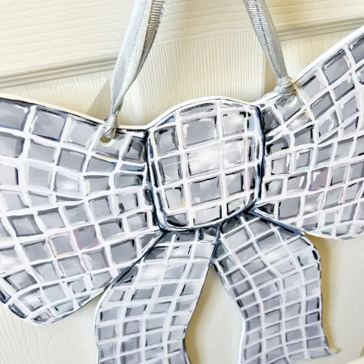 Disco Bow Door Hanger