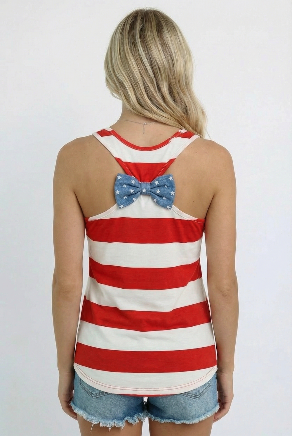USA 250th Patriotic Striped Tank