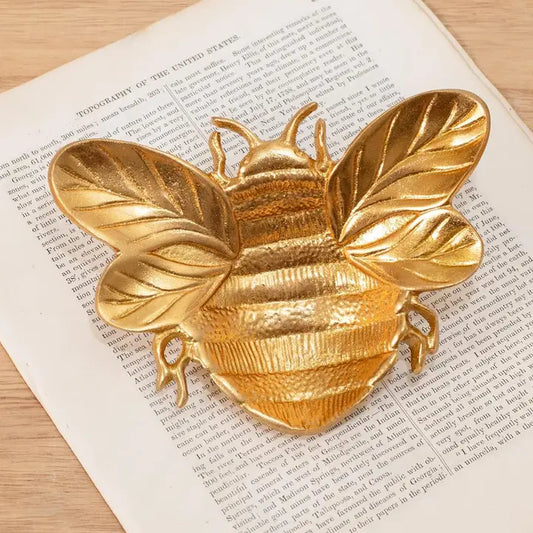 Gold Bee Tray