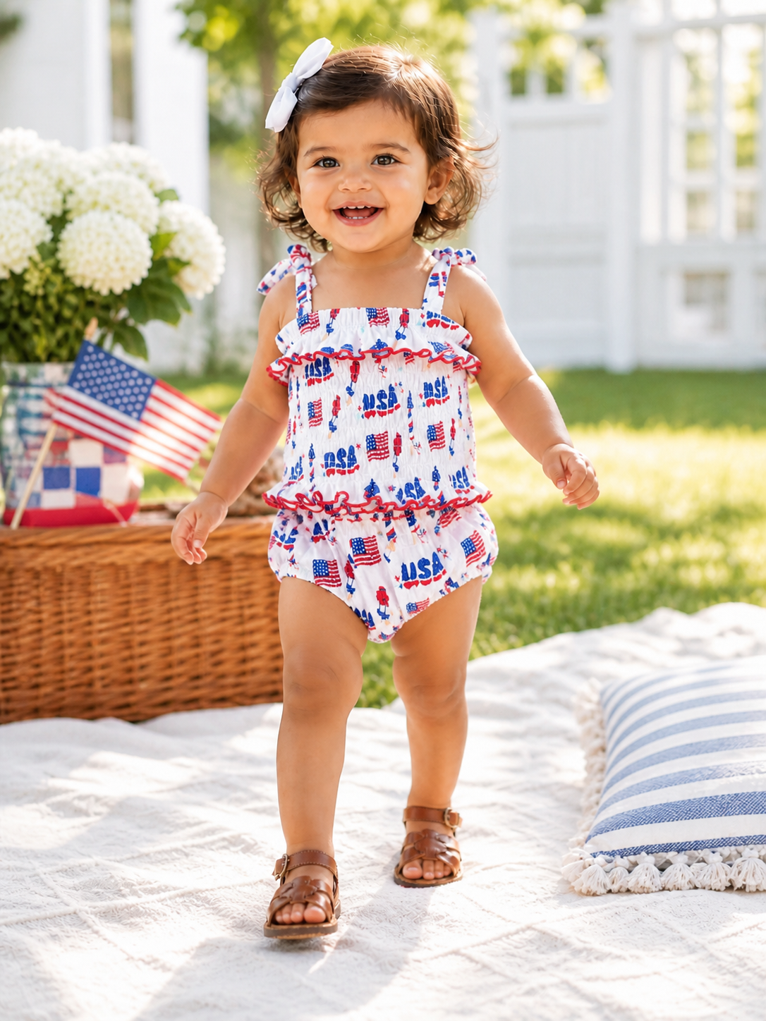 Fourth of July Ruffled Set - The Season Boutique