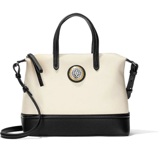 Black/White Audrey Satchel