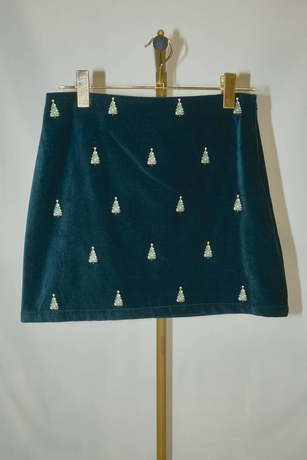 Christmas Tree Velvet Skirt