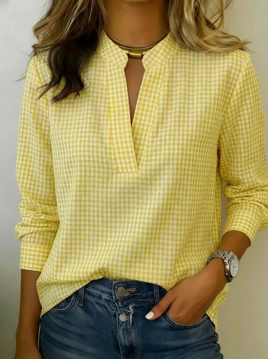 Gingham Blouse