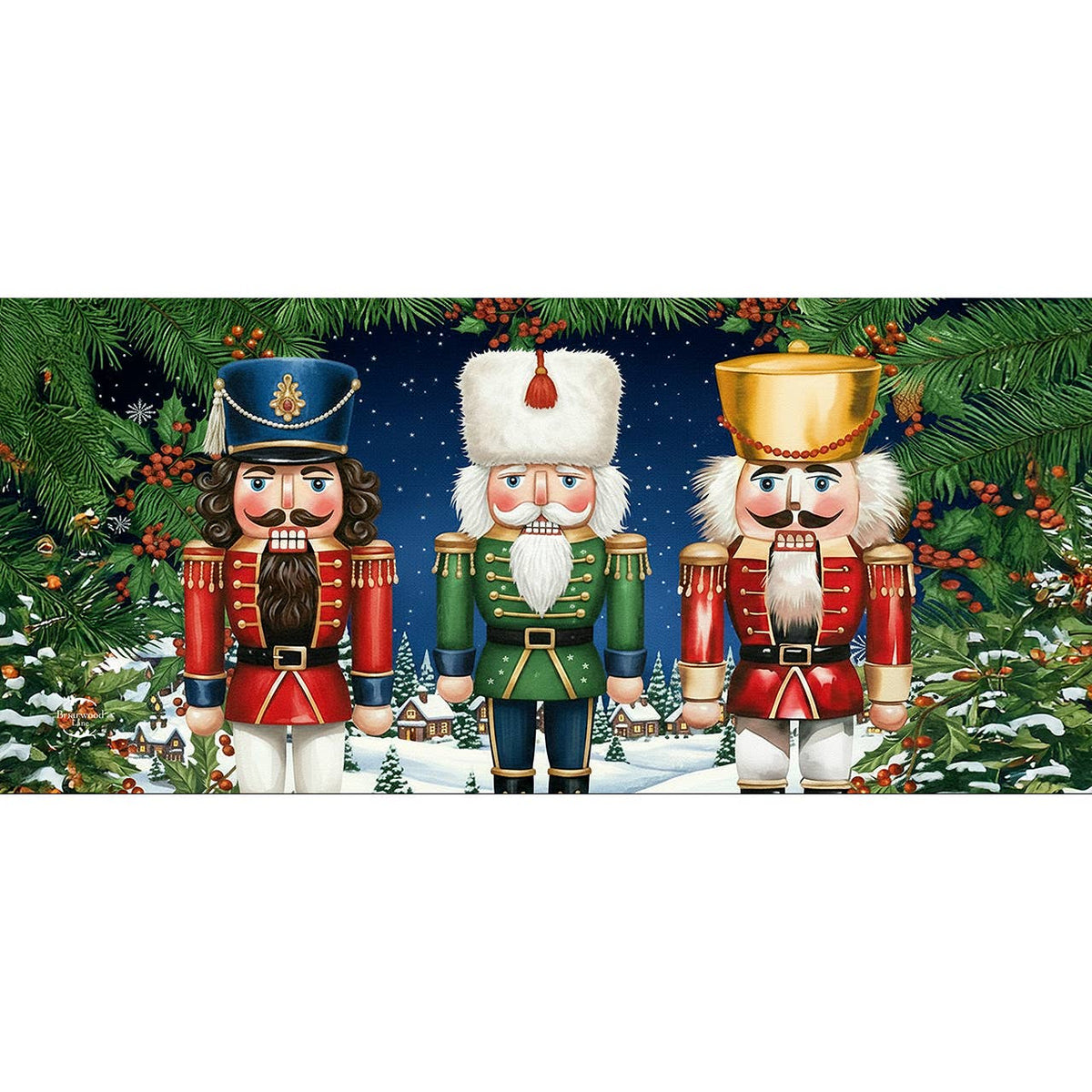 Wooden Nutcracker Mini Mat