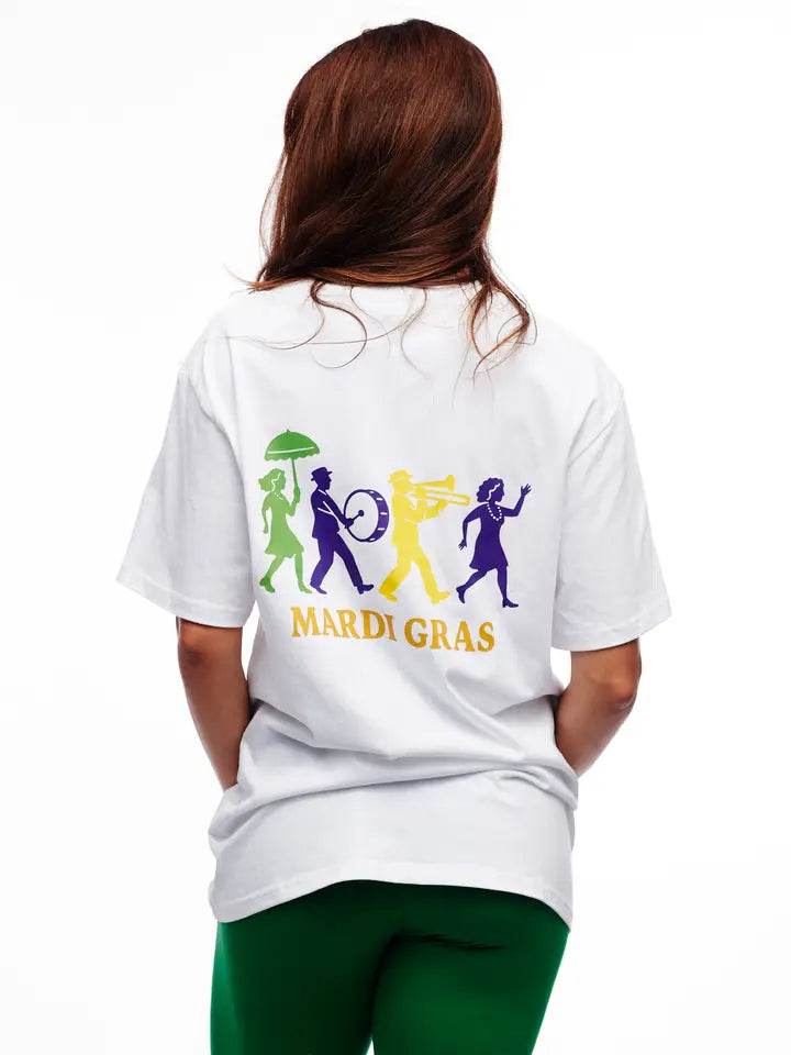 Mardi Gras Second Line T-Shirt Adult - The Season Boutique