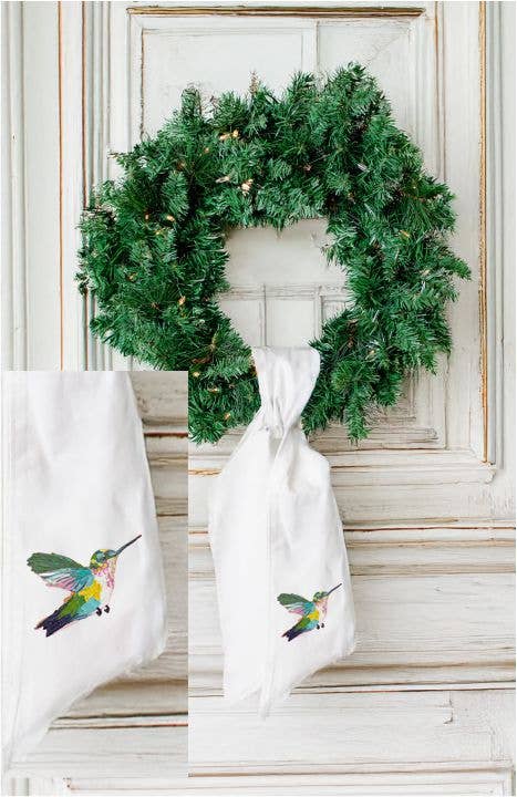 Kristie's Hummingbird Wreath Sash - The Season Boutique