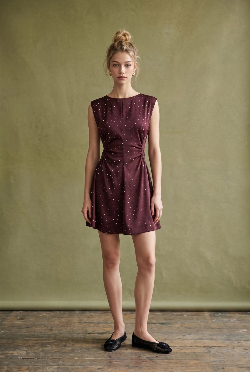 Polka Dot Mini Dress