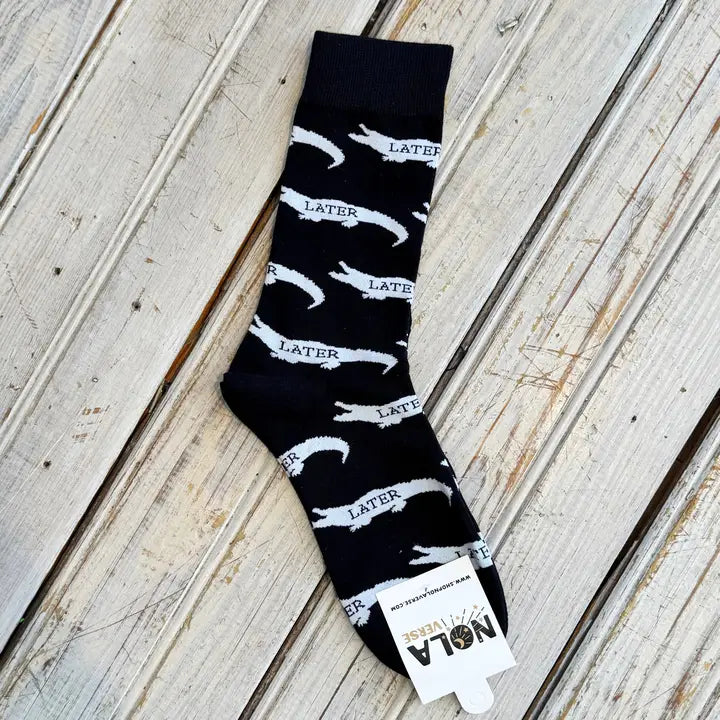 Later Gator Sock-Black