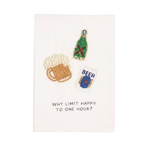 Beaded Bar Towel - The Season Boutique
