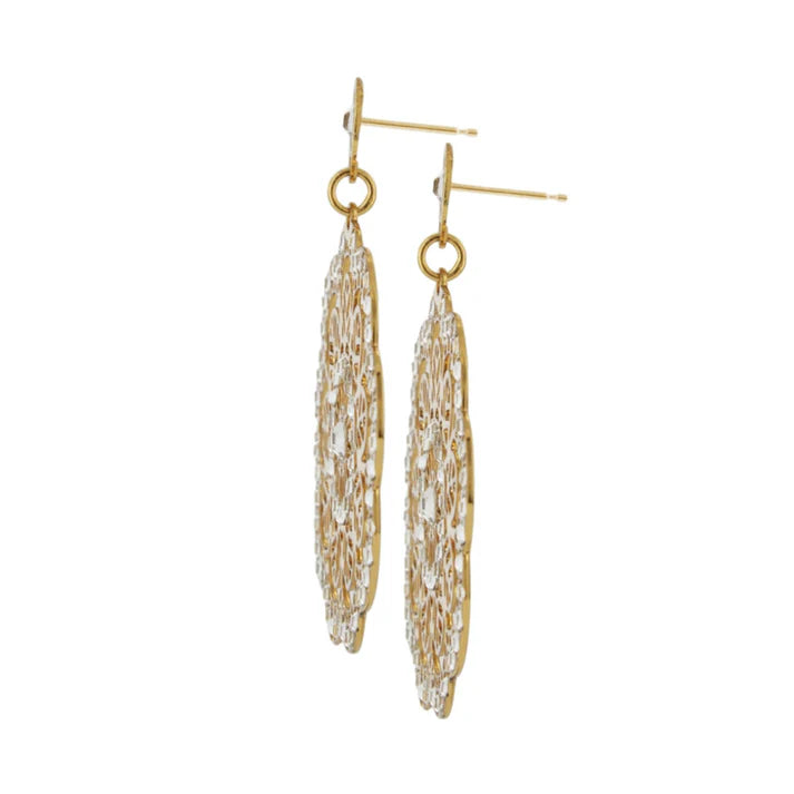 Bella Lace Post Drop Earrings