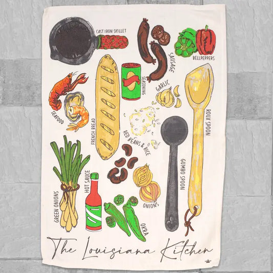 Louisiana Kitchen Hand Towel Cream