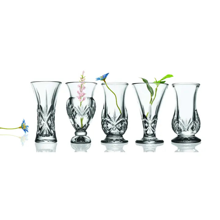 Set of Five Dublin Bud Vases