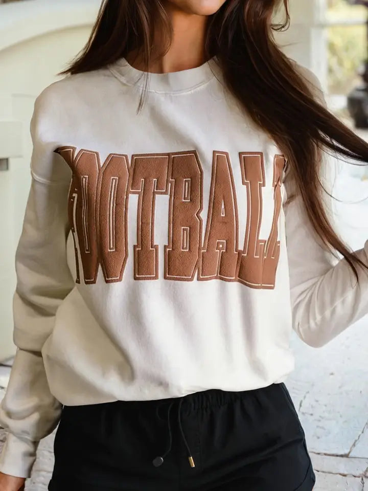 Football 3D Letter Graphic
