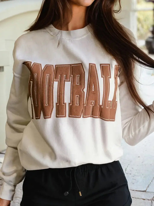Football 3D Letter Graphic
