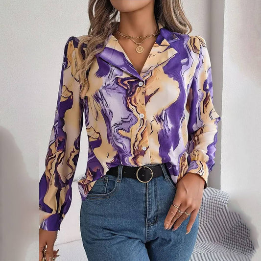 Marble Gameday Button Down