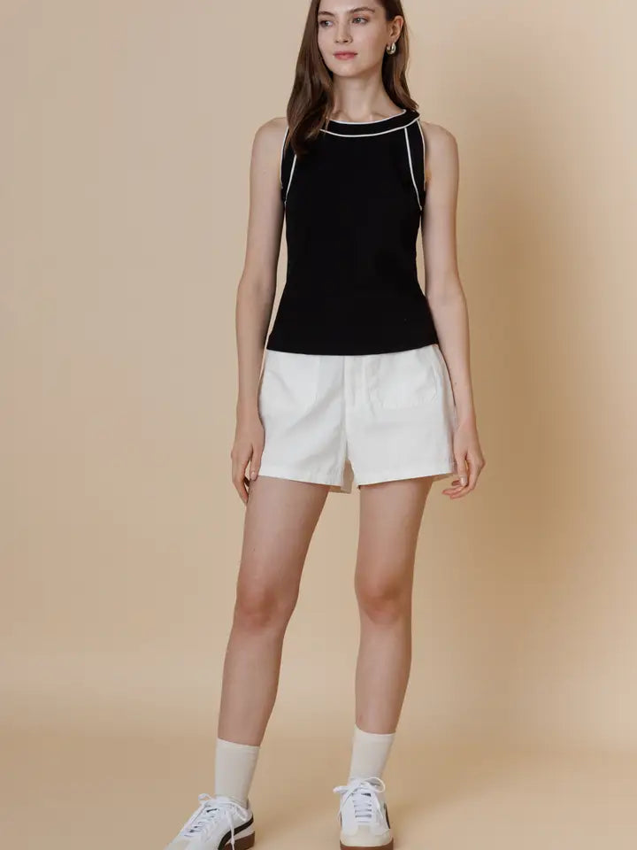 Double Patch Pocket Shorts