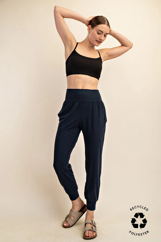 Navy BUTTER JOGGER