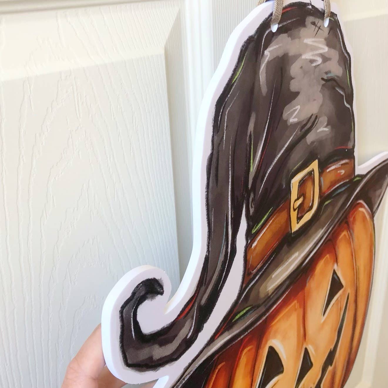 Jack-O'-Lantern Door Hanger
