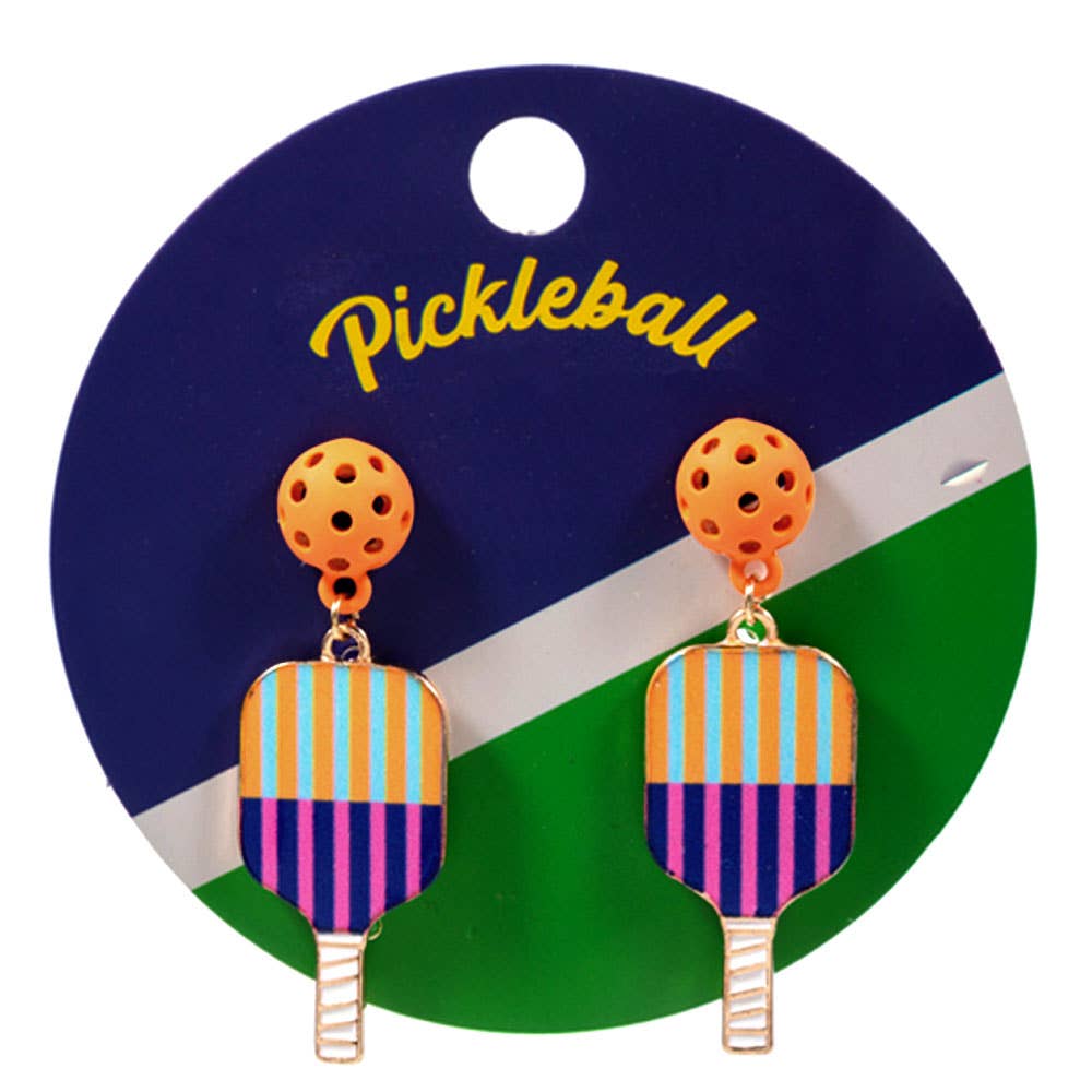 Pickleball Paddle Dangle Earrings - The Season Boutique