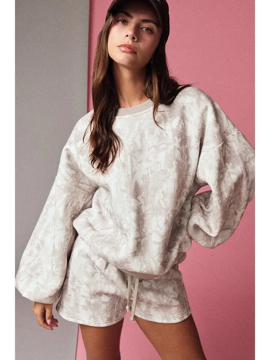 Woodland Camo Crewneck Set