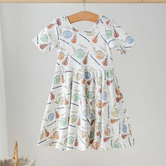 Jazz Festin' Organic Cotton Twirl Dress - The Season Boutique