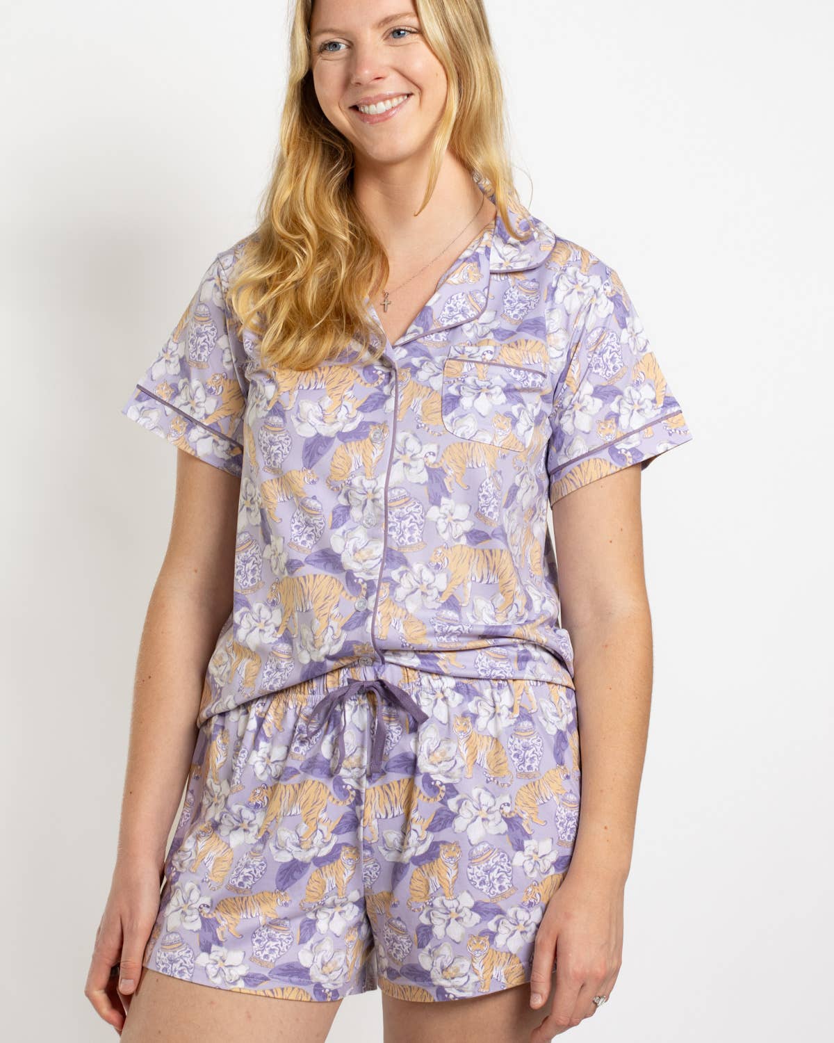 Chinoiserie Tiger Sleep Shirt