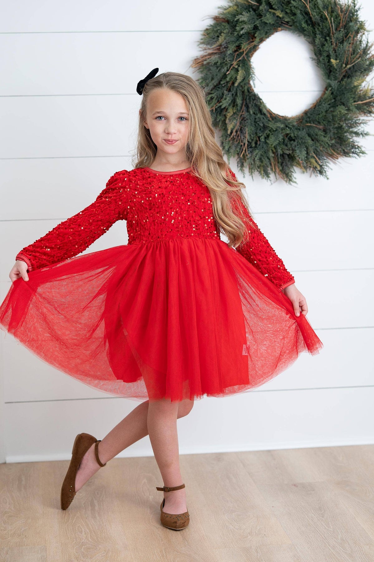 Victoria Sequin Tulle Dress