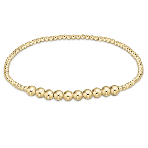 Classic Gold Bliss 2mm - 4mm Gold-Bracelet