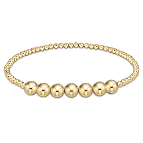 Classic Gold Bliss 3mm - 6mm Gold-Bracelet