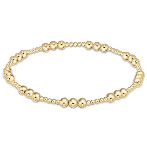 Classic Joy Pattern 4mm Gold- Bracelet