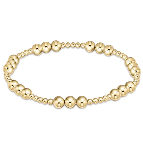 Classic Joy Pattern 5mm Gold- Bracelet