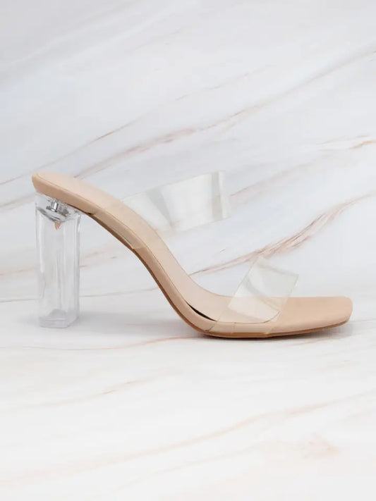 Transparent Heeled Sandal