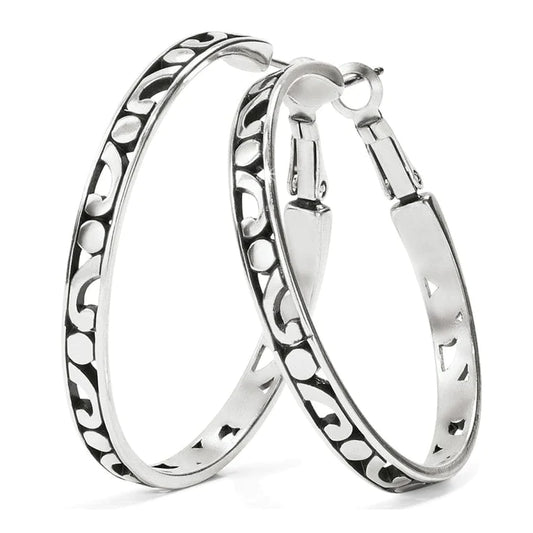 Contempo Large Hoop Earrings