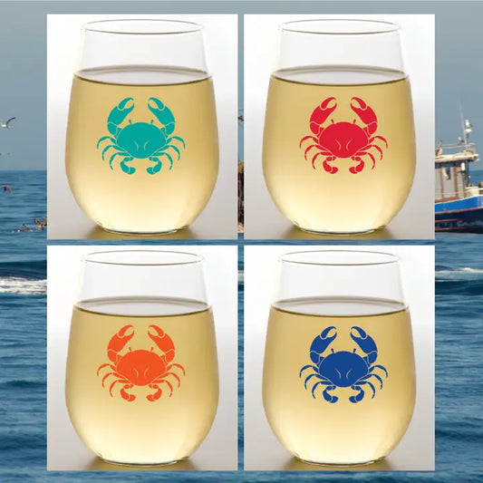 Crabby Wine Glasses