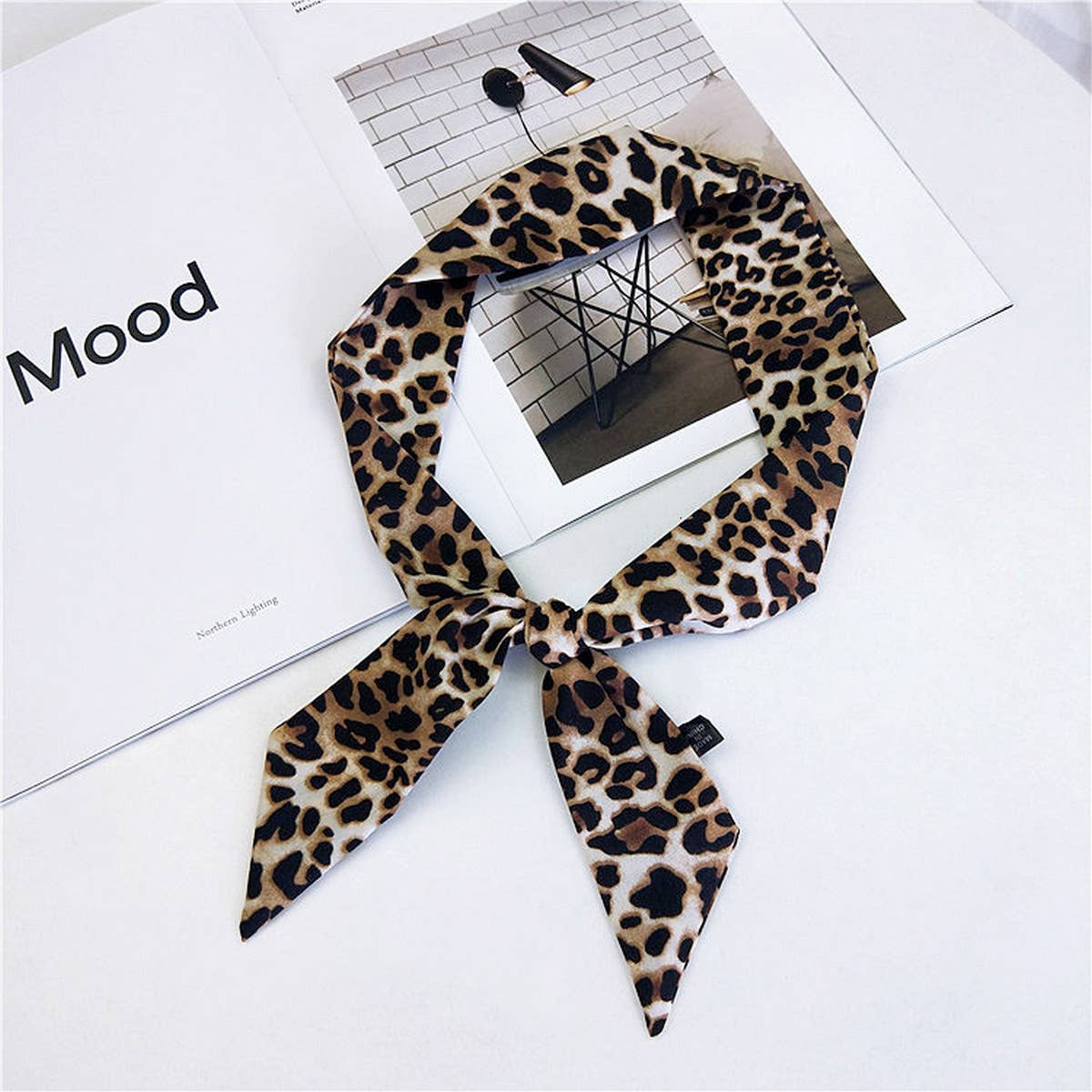 NEW BINDING BAG LEOPARD PRINT SCARF - The Season Boutique