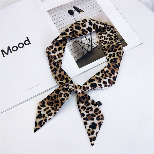 NEW BINDING BAG LEOPARD PRINT SCARF - The Season Boutique