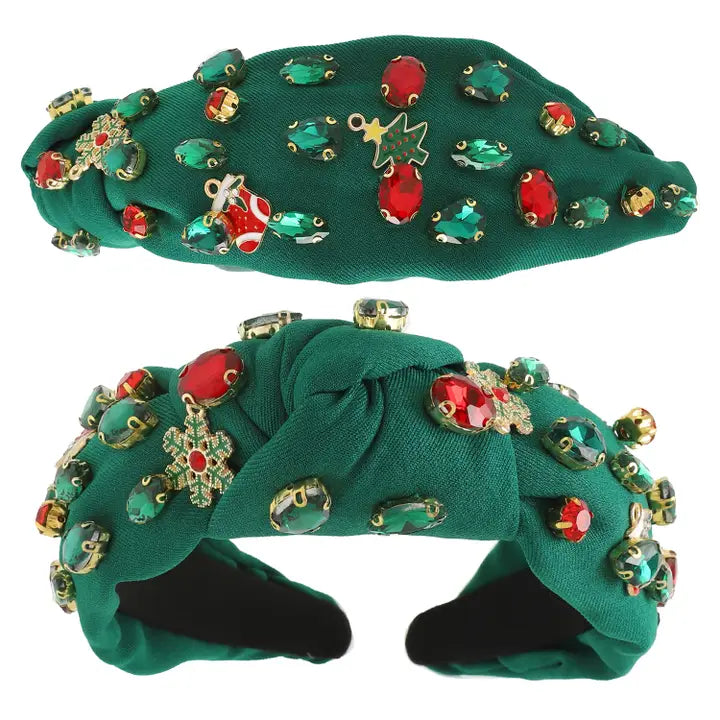 Christmas Jeweled Embellished Headband