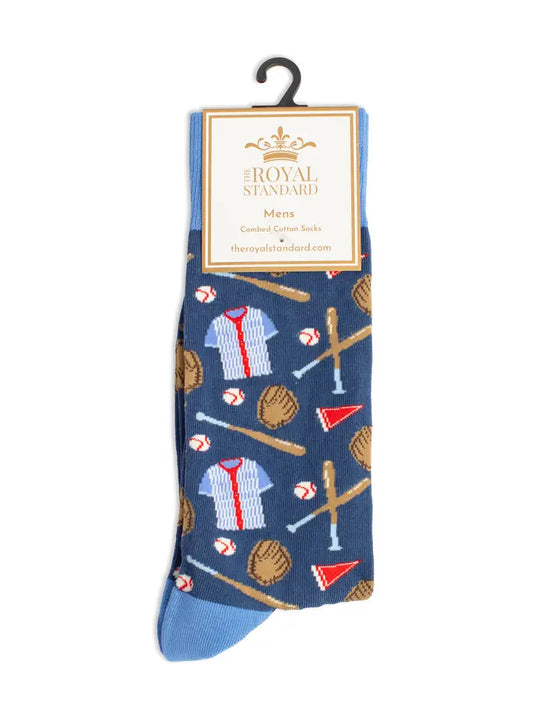 Men's Grand Slam Socks Blue/Multi One Size - The Season Boutique