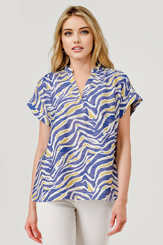 Tori Short Sleeve Game Day Top