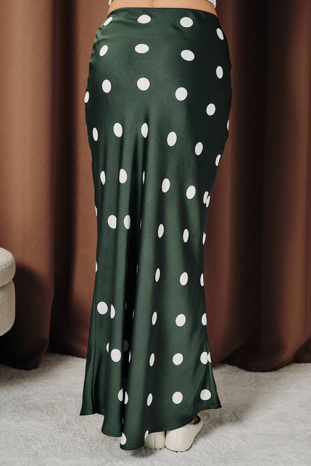 Polka Dot Maxi Skirt
