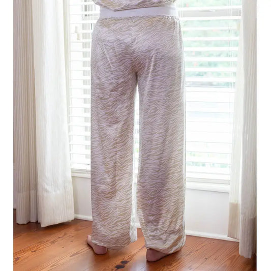 Tiger Stripe Slumber Pants White/Shell -Asst.