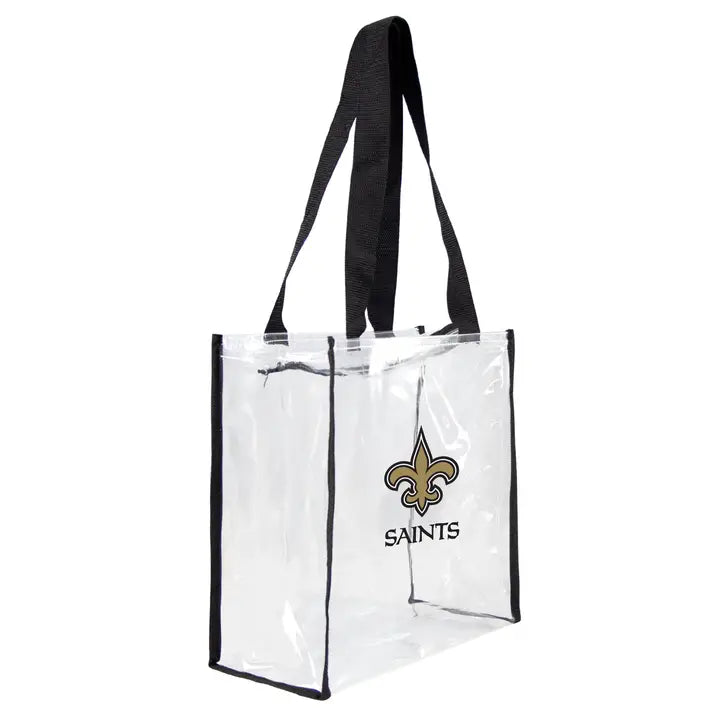 NFL New Orleans Saints Clear Square Stadium Tote