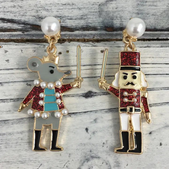 Xmas Nutcracker Ballet Inspired Earrings