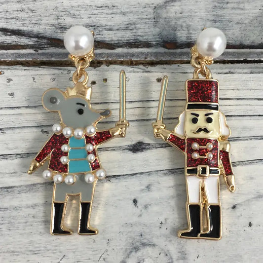 Xmas Nutcracker Ballet Inspired Earrings