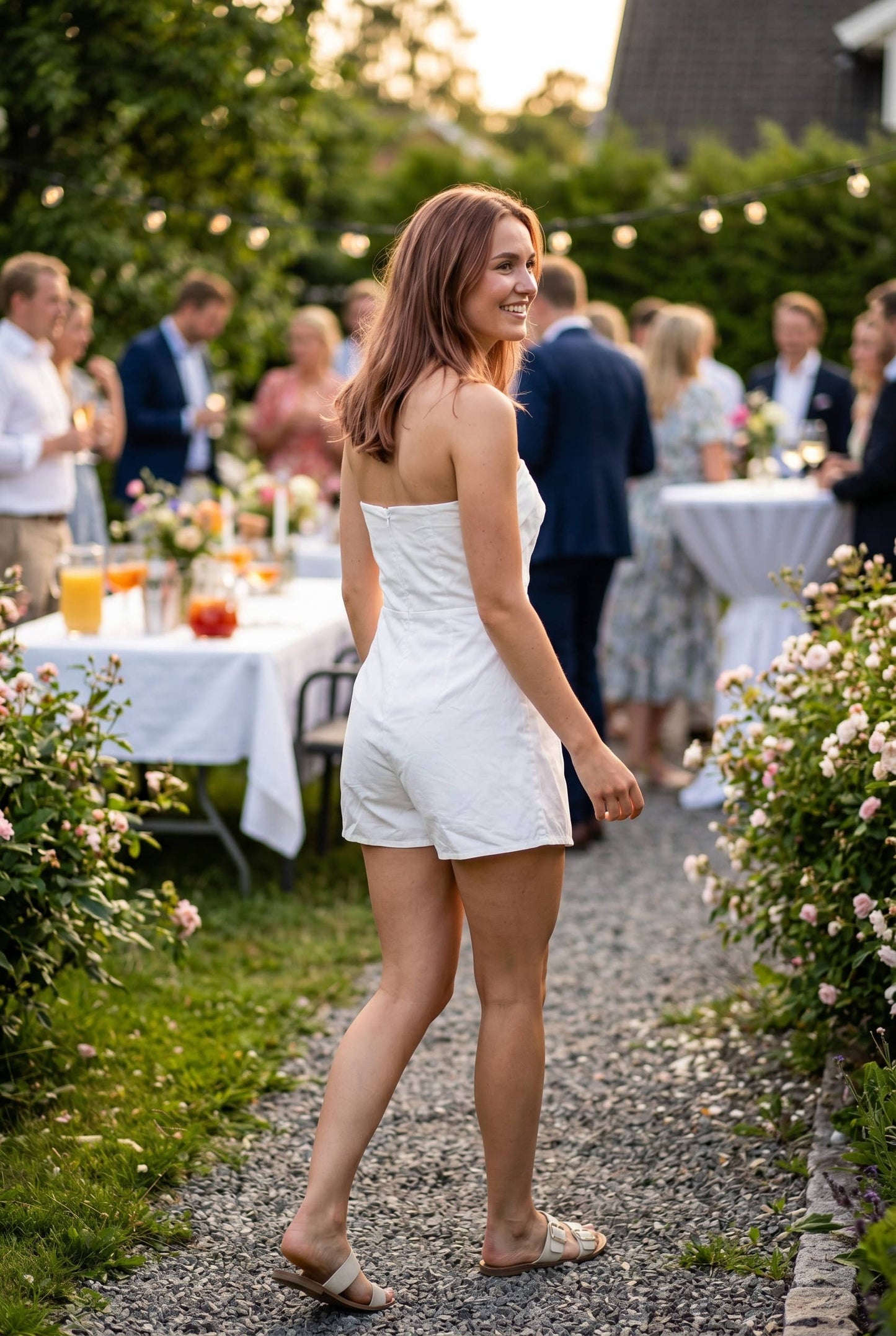 Bold Pleated Romper