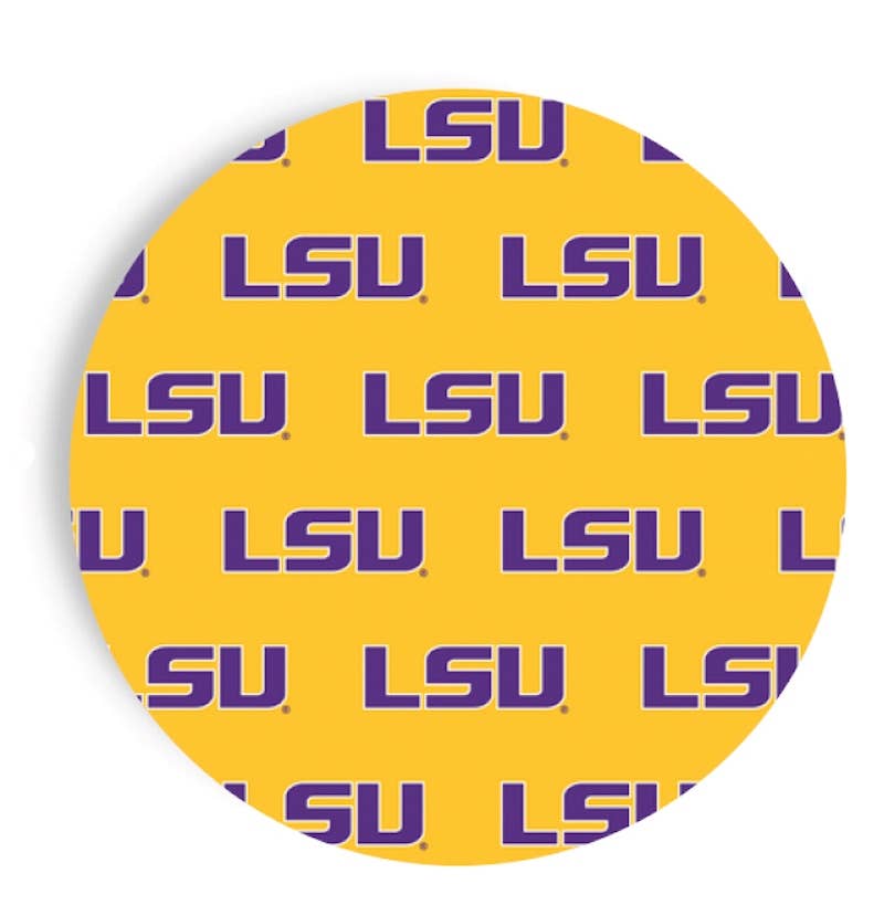 LSU - 7 inch Appetizer Paper Plates