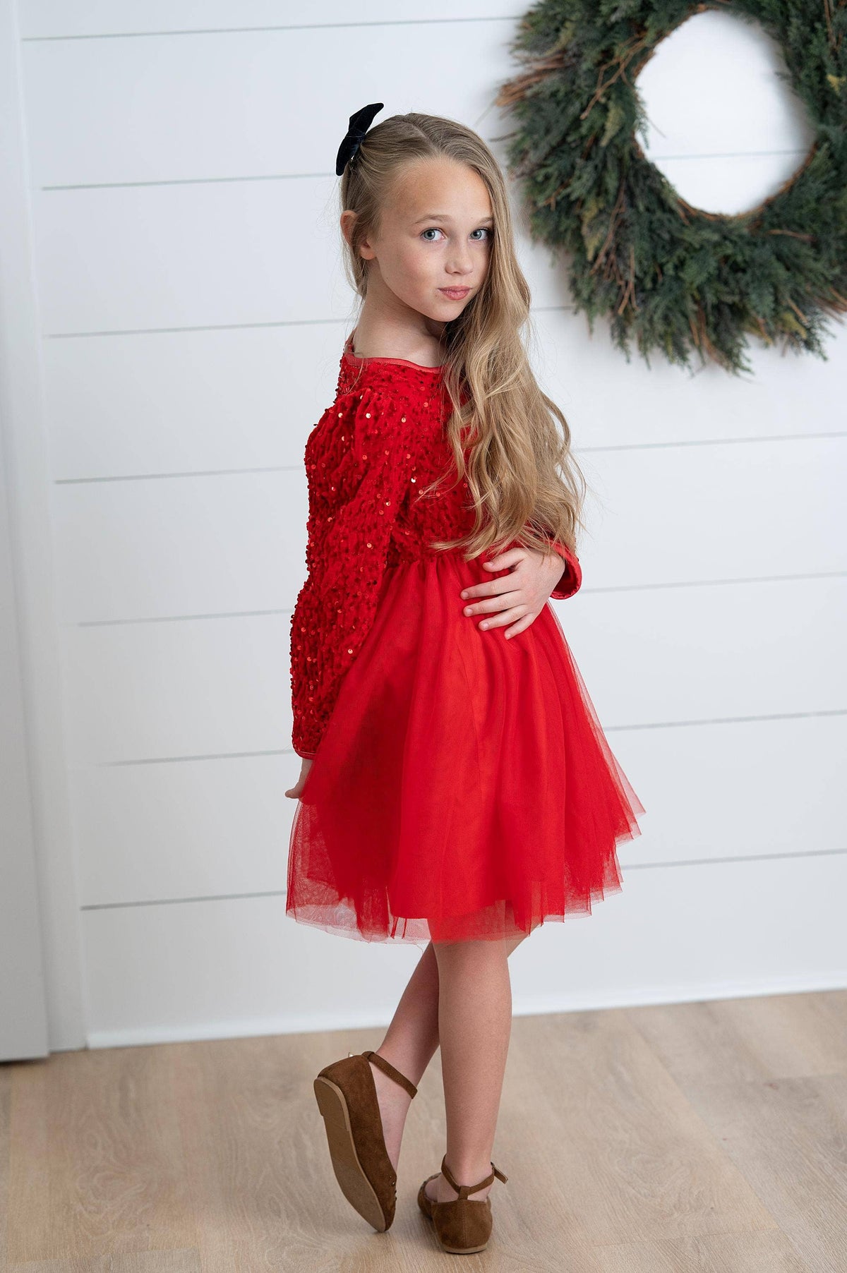 Victoria Sequin Tulle Dress