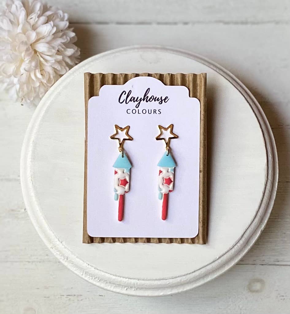 Fourth of July Handmade Earrings | Statue of Liberty - The Season Boutique
